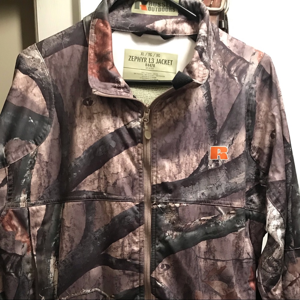 Russell Camo waterproof Zephyr L3 jacket
